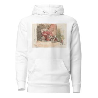 De automobile van Steengracht-Moyland in het Prinzenhof te Cleve by Carel Nicolaas Storm van 's-Gravesande Hoodie