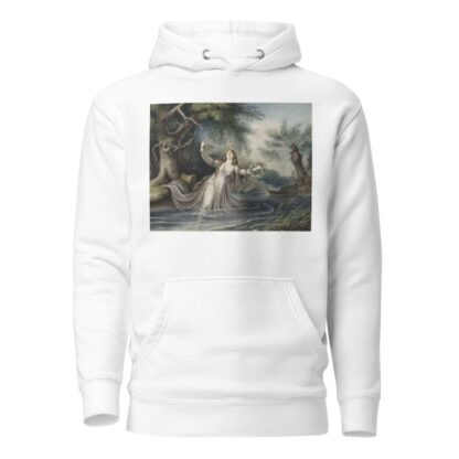 Hamlet, IV, 7, Ophelia falling into the water by Johann Heinrich Ramberg Hoodie