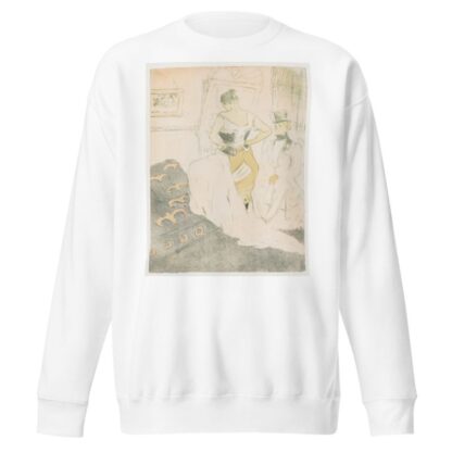 Elles, Woman In A Corset by Henri de Toulouse-Lautrec Sweatshirt