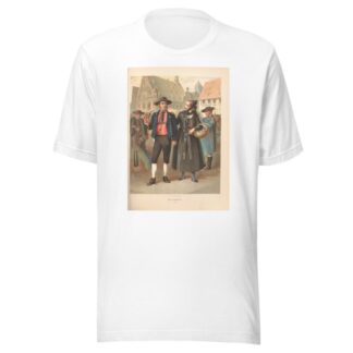 Deutsche Volkstrachten Pl.46 by Albert Kretschmer T-Shirt