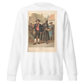 Deutsche Volkstrachten Pl.46 by Albert Kretschmer Sweatshirt