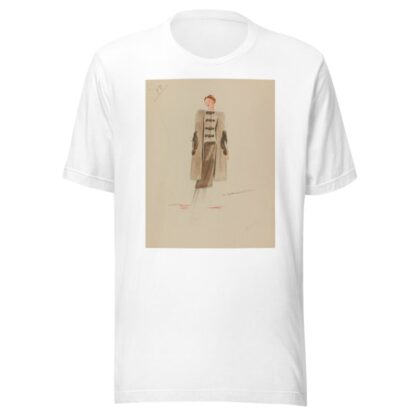 Cape beige à poches bordées de fourrure by Frol T-Shirt