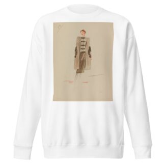 Cape beige à poches bordées de fourrure by Frol Sweatshirt