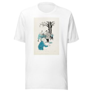 Jongens trekken aan een handkar by Eddy de Smet T-Shirt