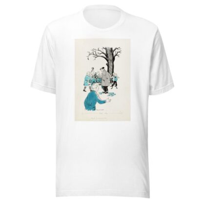 Jongens trekken aan een handkar by Eddy de Smet T-Shirt