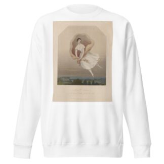 Madlle Cerito in the grand ballet Le lac des fées by Augusti Vizentini Sweatshirt