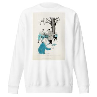 Jongens trekken aan een handkar by Eddy de Smet Sweatshirt