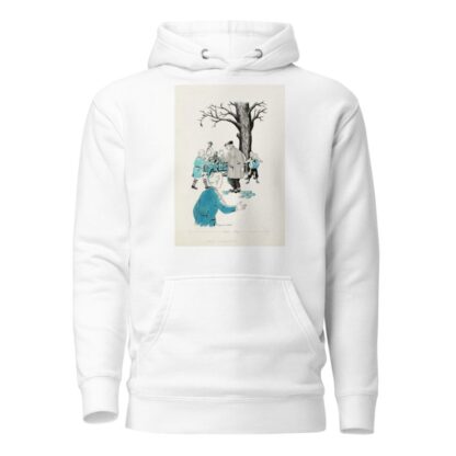 Jongens trekken aan een handkar by Eddy de Smet Hoodie