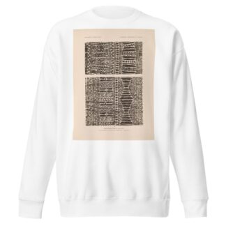 Decorative art of New Guinea Pl.19 by Albert Buell Lewis Sweatshirt