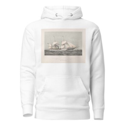 Schroefstoomschip Mariout et Hedjaz varend op zee Pijroscaphes en Fer à Helice Mariout et Hedjaz by Johan Conrad Greive Hoodie
