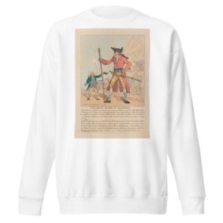 The Drum Major of Sedition by Thomas Rowlandson Sweatshirt