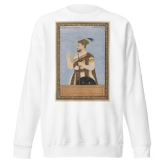 Portret van Sultan Mahmud, zoon van Ibrahim Adil-shah na zijn vader is hij heerser over Bijapur geweest by Anonymous Sweatshirt