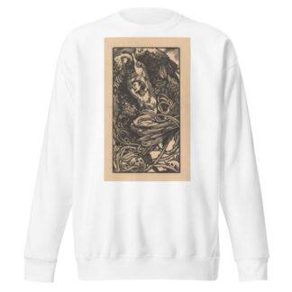 Gevleugelde vrouw met schedels by Johannes Josephus Aarts Sweatshirt