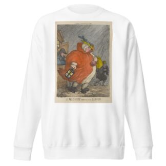 A midwife going to a labour by Thomas Rowlandson Sweatshirt