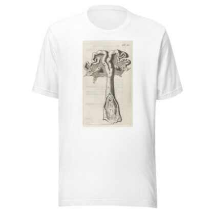 Anatomical illustration of the cervix, uterus, fallopian tubes and ovaries by Hendrik Bary T-Shirt