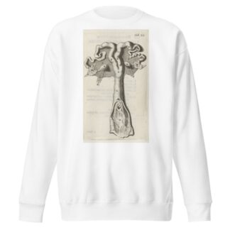 Anatomical illustration of the cervix, uterus, fallopian tubes and ovaries by Hendrik Bary Sweatshirt