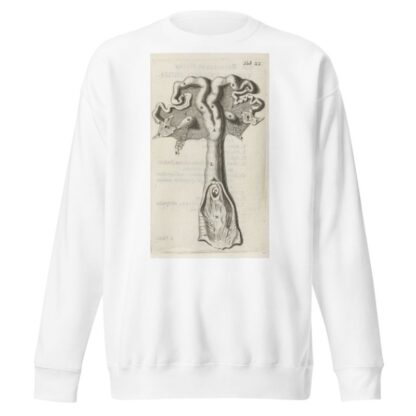Anatomical illustration of the cervix, uterus, fallopian tubes and ovaries by Hendrik Bary Sweatshirt