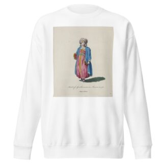 Habit of a gentlewoman in Moscow in 1768. Femme de Moscou. by Charles Grignion Sweatshirt