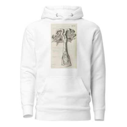 Anatomical illustration of the cervix, uterus, fallopian tubes and ovaries by Hendrik Bary Hoodie