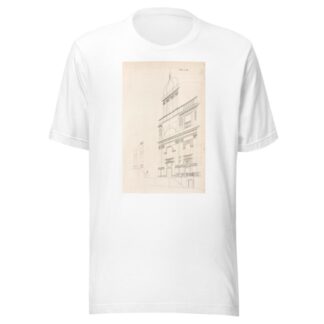 The perspective of the elevation of the sixty-eighth figure, and the fourth preparation to the seventy-first figure. by Andrea Pozzo T-Shirt