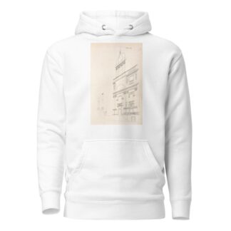 The perspective of the elevation of the sixty-eighth figure, and the fourth preparation to the seventy-first figure. by Andrea Pozzo Hoodie