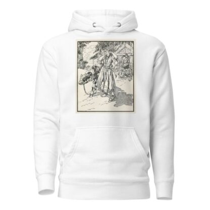 The girl drove the heifer out to graze by Noel Nisbet Hoodie