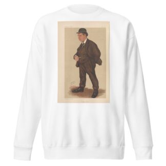 Sports, Miscellaneous; Rugby; ‘Rugby Union’, Mr. G. Rowland Hill, February 1, 1890 by Leslie Matthew Ward Sweatshirt