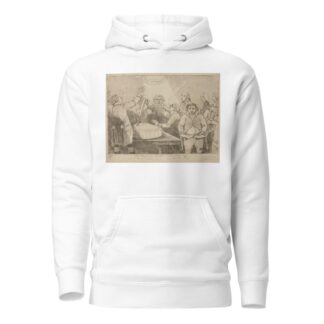 The regency twelfth cake not cut up by James Sayers Hoodie