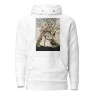 Tree of mine! O Tree of mine! Have you seen my naughty little maid by Arthur Rackham Hoodie