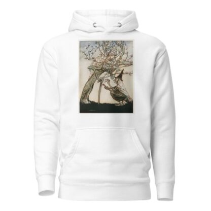Tree of mine! O Tree of mine! Have you seen my naughty little maid by Arthur Rackham Hoodie