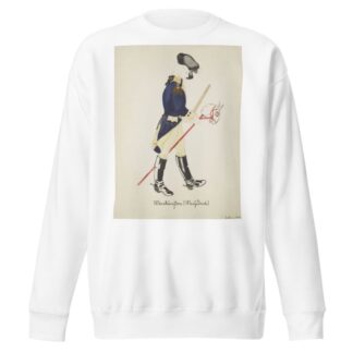 Valley Forge: Washington at the Masquerade by Dorothe van Dunker Sweatshirt