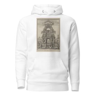 Triumphal arch erected in honor of Cardinal Mazarin after the Treaty of the Pyrenees by François Chauveau Hoodie