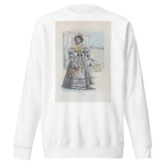 1849 [Women’s fashion in nineteenth-century Paris] by Henri Boutet Sweatshirt