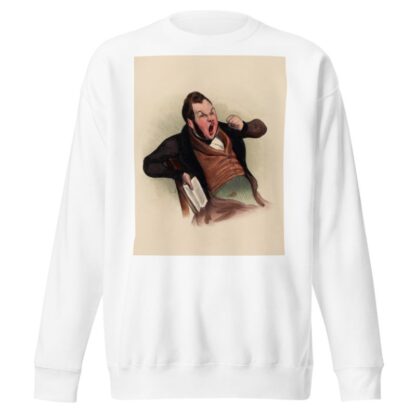 Voilà une lecture amusante What a delightful reading by Charles-Joseph Traviès de Villers Sweatshirt