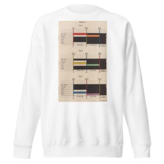 Measurement of Light and Colour Sensations Pl.10 by Joseph Williams Lovibond Sweatshirt