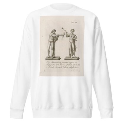 Due Fanciulli in marmo, sopra la Ringhira del Vivaio grande all’Isolotto in Boboli by Gaetano Vascellini Sweatshirt