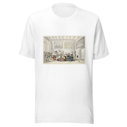 Vrolijk gezelschap dat door de dood wordt gestoord by Gesina ter Borch T-Shirt
