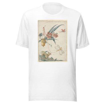 Floral Design with Dog and Insects by Giacomo Cavenezia T-Shirt