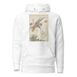 Floral Design with Dog and Insects by Giacomo Cavenezia Hoodie