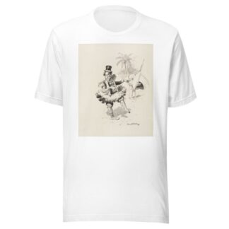 A black man in native dress laughs at another who has mixed native with Western dress. by William Henry Walker T-Shirt