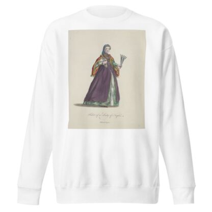 Habit of a lady of Naples. Fille de Naples. by Charles Grignion Sweatshirt