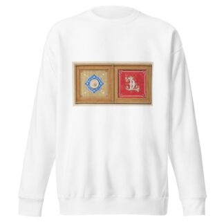 Two alternative designs for the painted decoration of a panel by Jules-Edmond-Charles Lachaise Sweatshirt