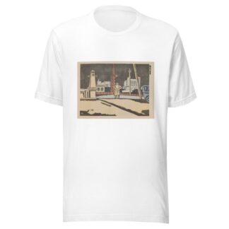 Shinjuku at Night, from the series ‘Recollections of Tokyo’ by Maekawa Senpan T-Shirt