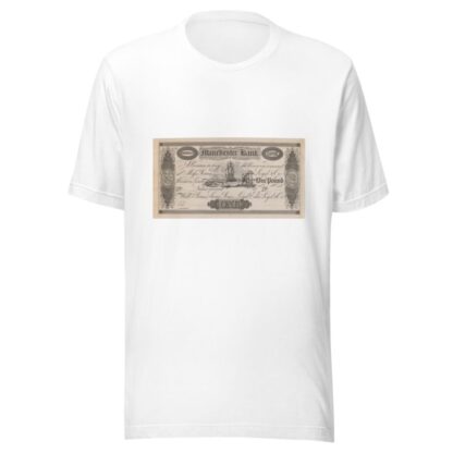 Manchester Bank one pound note by Perkins & Heath T-Shirt