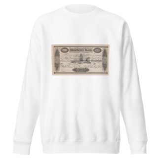 Manchester Bank one pound note by Perkins & Heath Sweatshirt