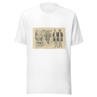 ‘Did you kiss the bride’ by Charles Dana Gibson T-Shirt