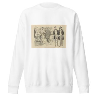 ‘Did you kiss the bride’ by Charles Dana Gibson Sweatshirt