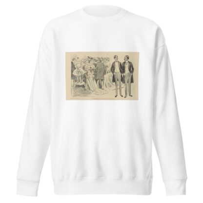 ‘Did you kiss the bride’ by Charles Dana Gibson Sweatshirt