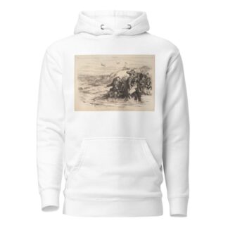 Our modern Canute at Long Branch by Thomas Nast Hoodie
