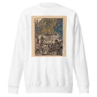 Preparation for illustration in Snorre Sturlason, Kongesagaer by Christian Krohg Sweatshirt